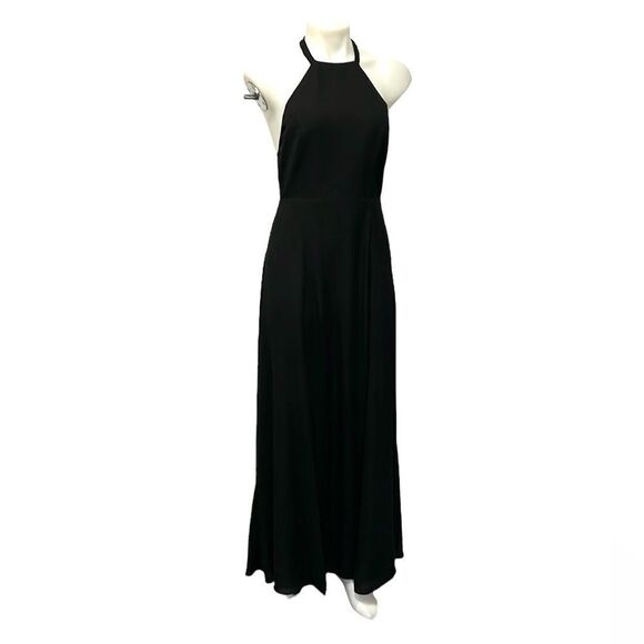 NBD X Naven twins high times black halter maxi dress size Small NWT - Picture 2 of 10